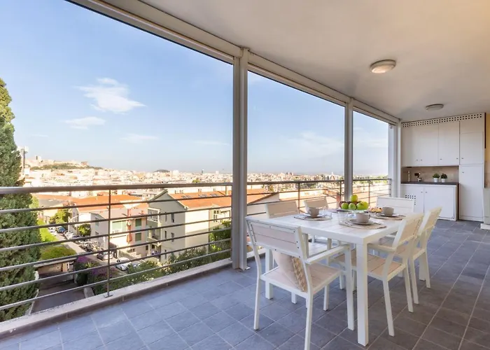 Апартаменты Terrazza61 - Con Vista Spettacolare Sulla Citta Di